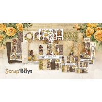 ScrapBoys Steampunk Journey 6x6 Inch Pop Up Paper Pad (SB-STJO-11)